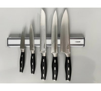 Набір ножів Vinzer Tiger 6 пр. (5 ножів на магнітній планці)